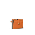 Belted Flap Card Case Shrink Leather