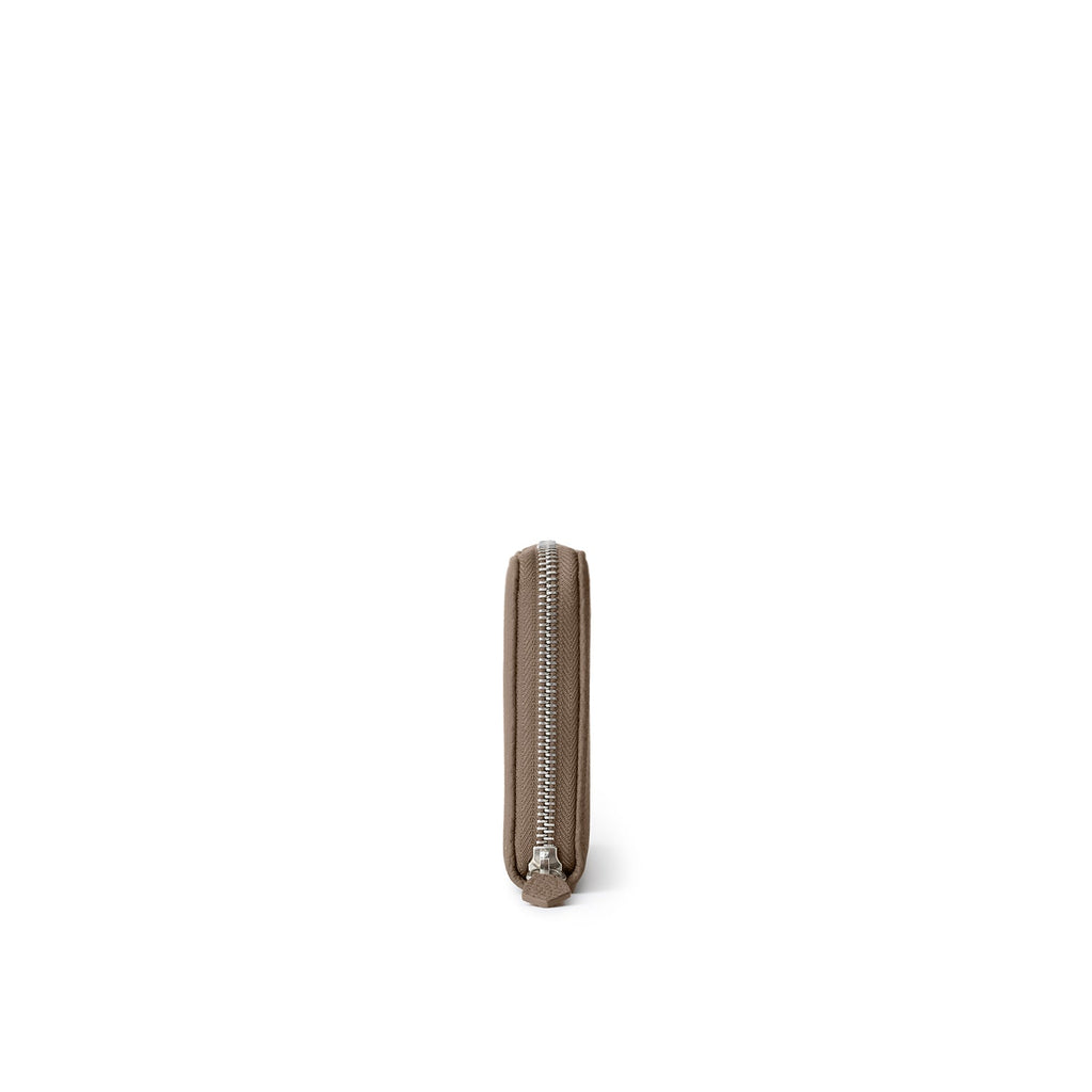 Large Long Wallet Shrink Leather (Etoupe)