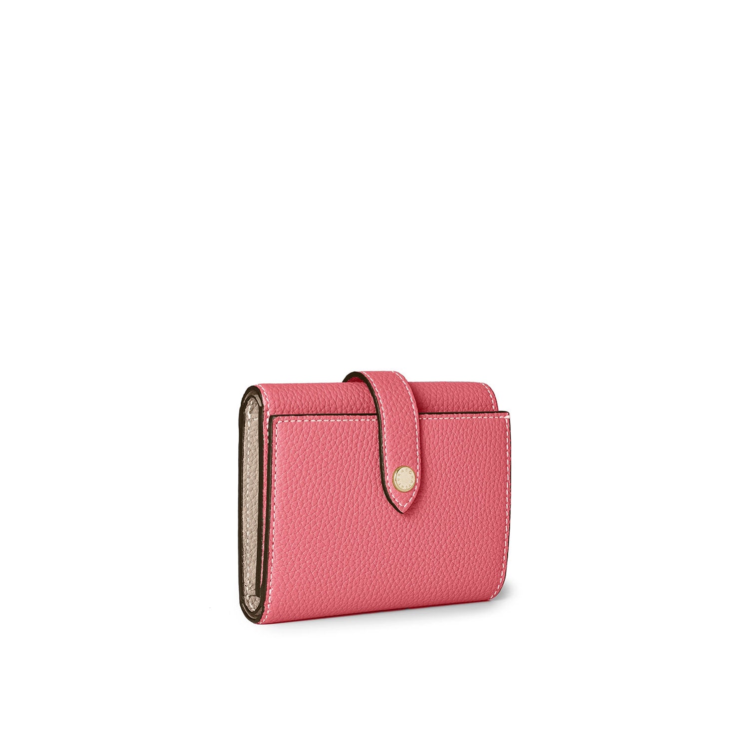 Belted Trifold Wallet Shrink Leather