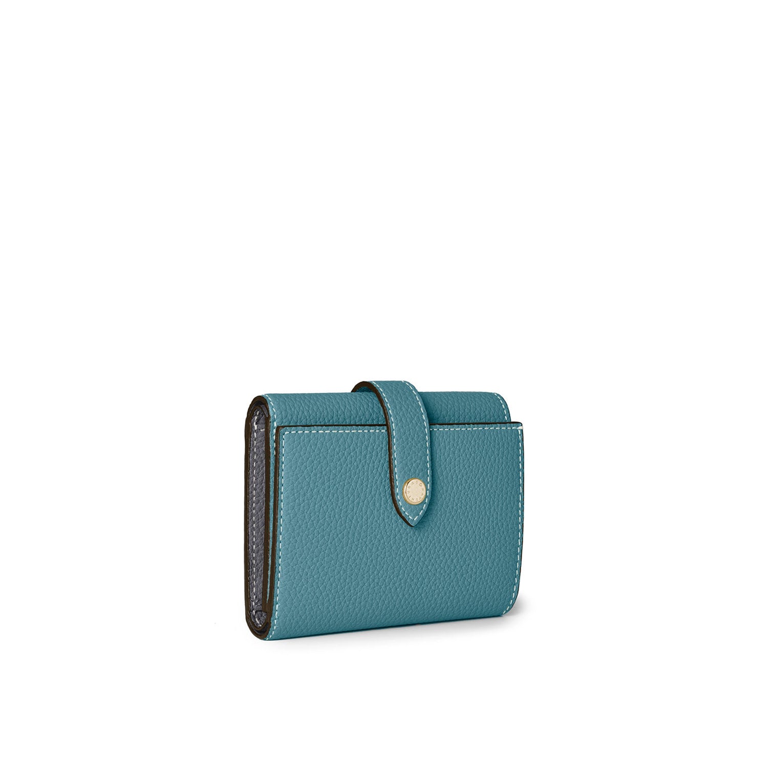 Belted Trifold Wallet Shrink Leather