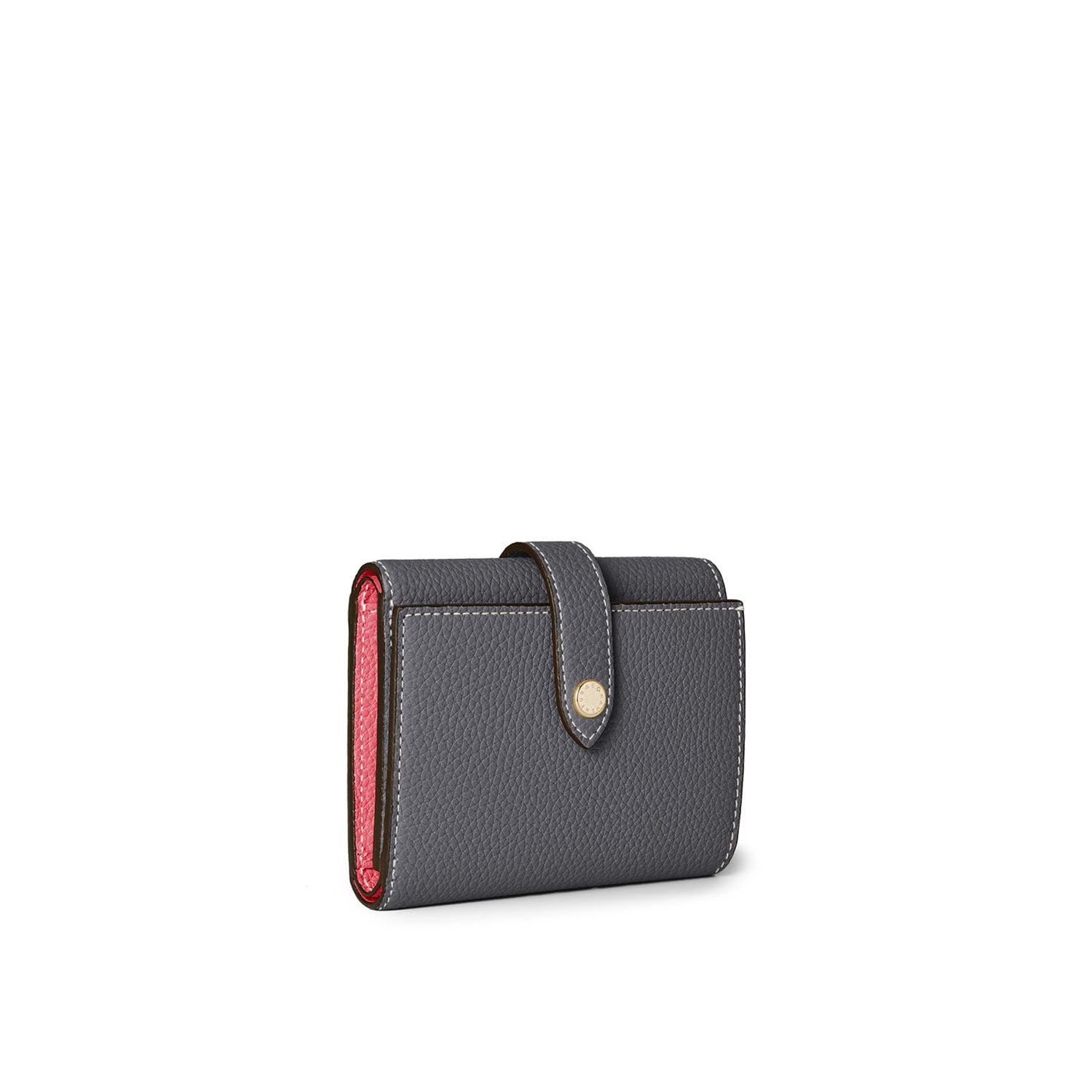 Belted Trifold Wallet Shrink Leather