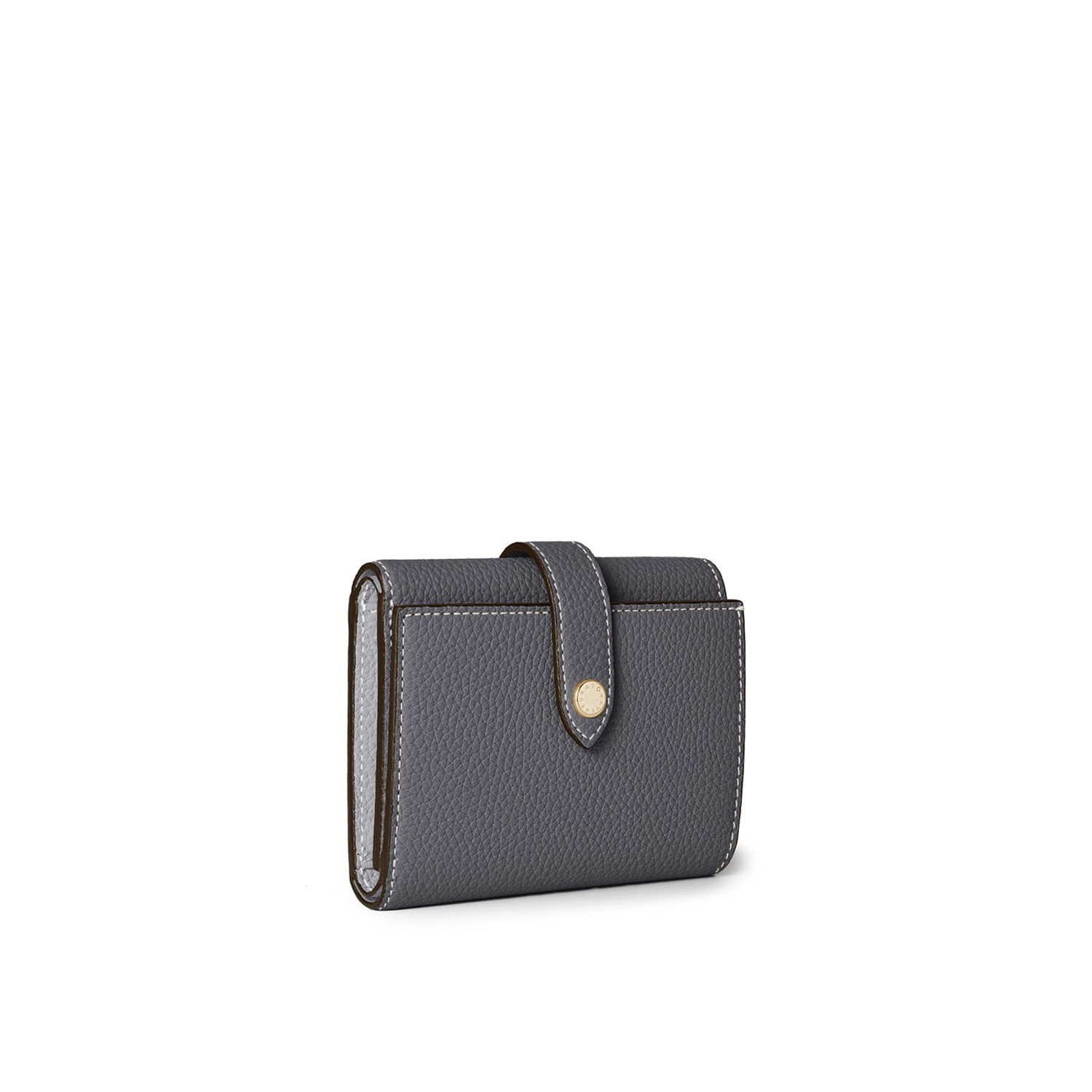 Belted Trifold Wallet Shrink Leather