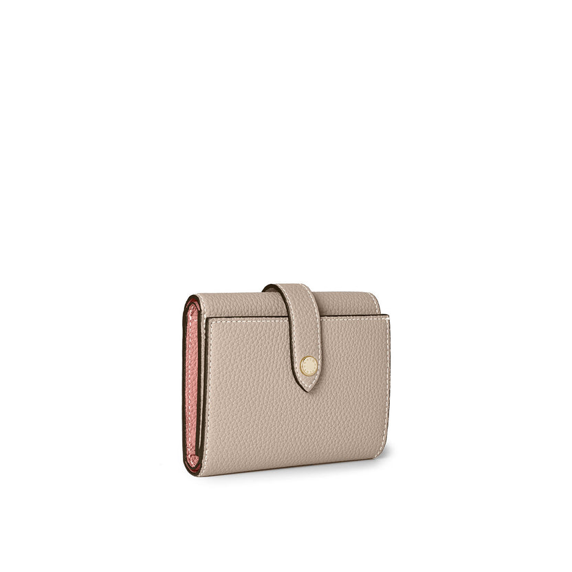 Belted Trifold Wallet Shrink Leather