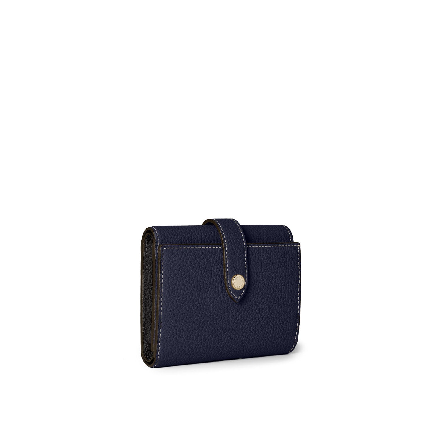 Belted Trifold Wallet Shrink Leather