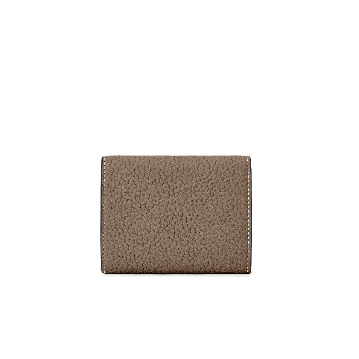 Small Wallet Shrink Leather (Etoupe × Yellow)