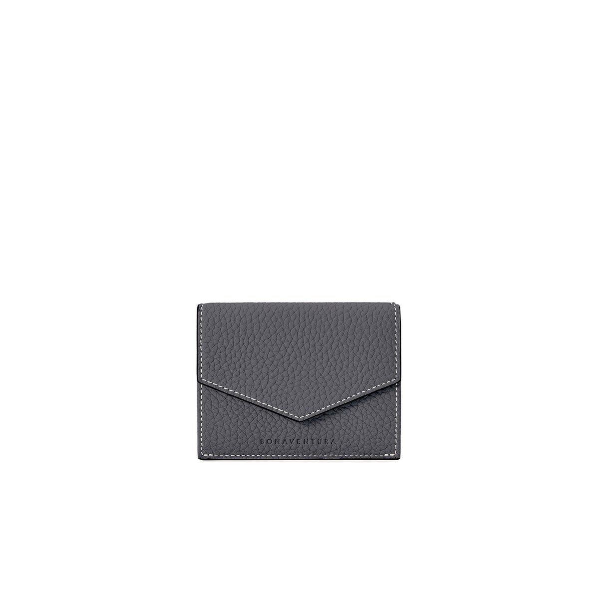 Small Wallet All Shrink Leather (Charcoal Gray)