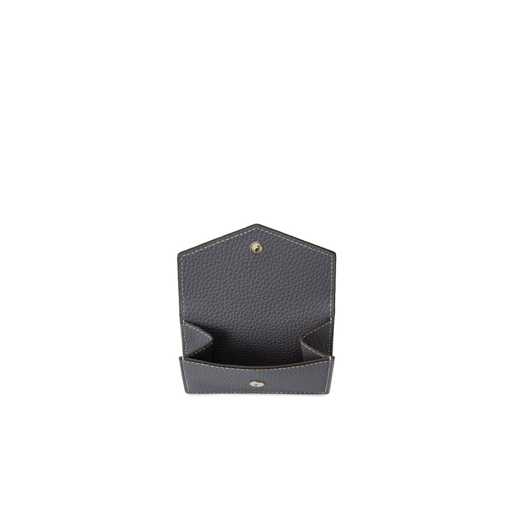 Small Wallet All Shrink Leather (Charcoal Gray)