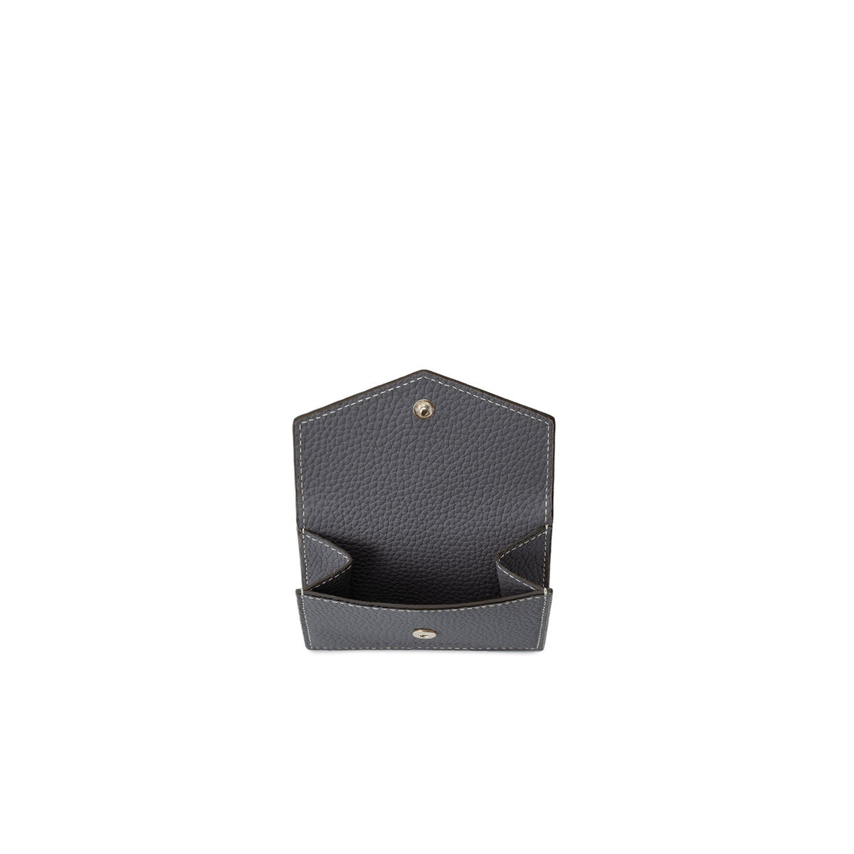Small Wallet All Shrink Leather (Charcoal Gray)