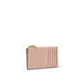 Mini Zip Wallet with Heart Puller Shrunk Leather