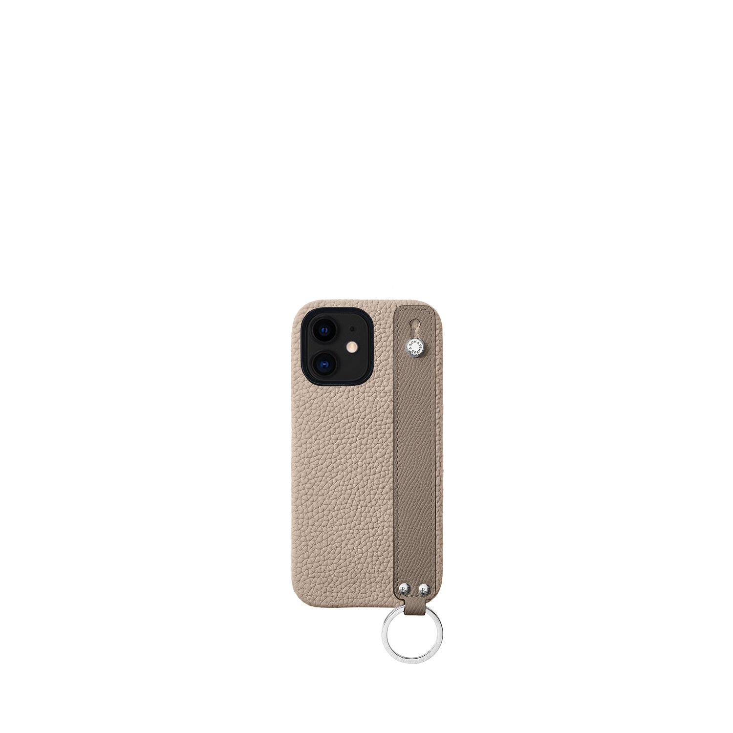 High-quality leather smartphone (iPhone 13 mini) case