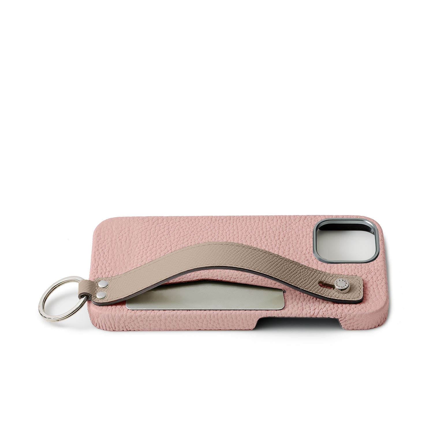 Back Cover Case with Handle Bottalato Leather (iPhone 15)