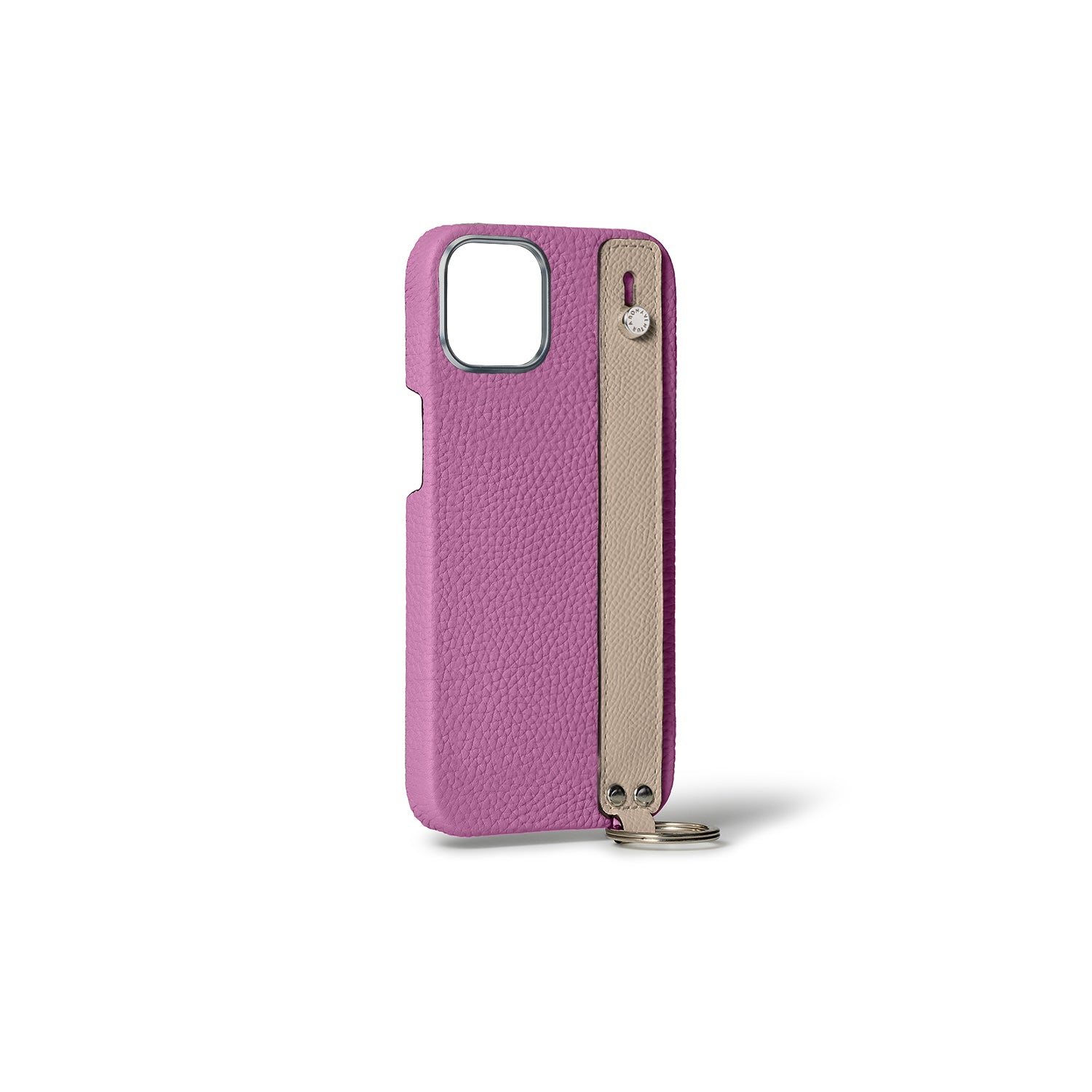 Back Cover Case with Handle Bottalato Leather (iPhone 15)