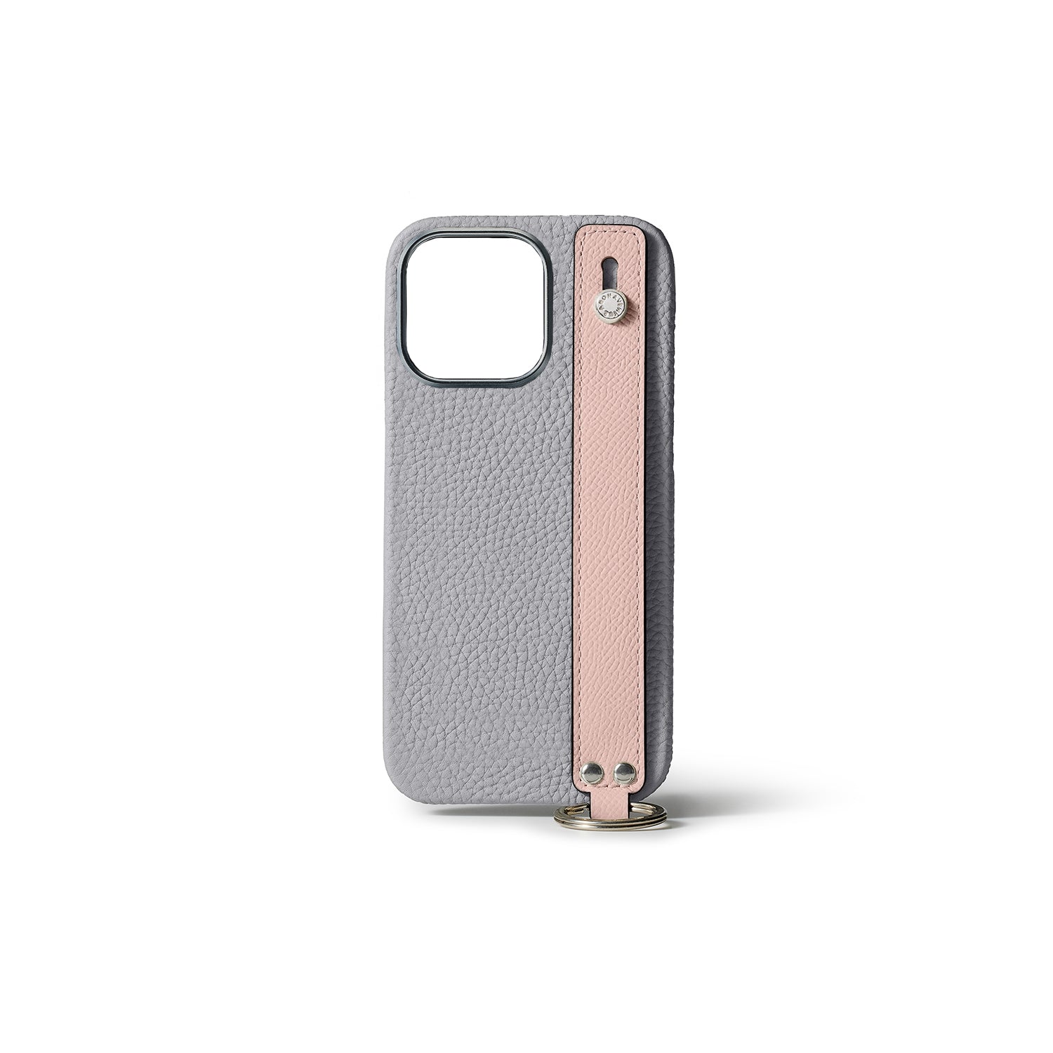 Back Cover Case with Handle Shrink Leather (iPhone 15 Pro)