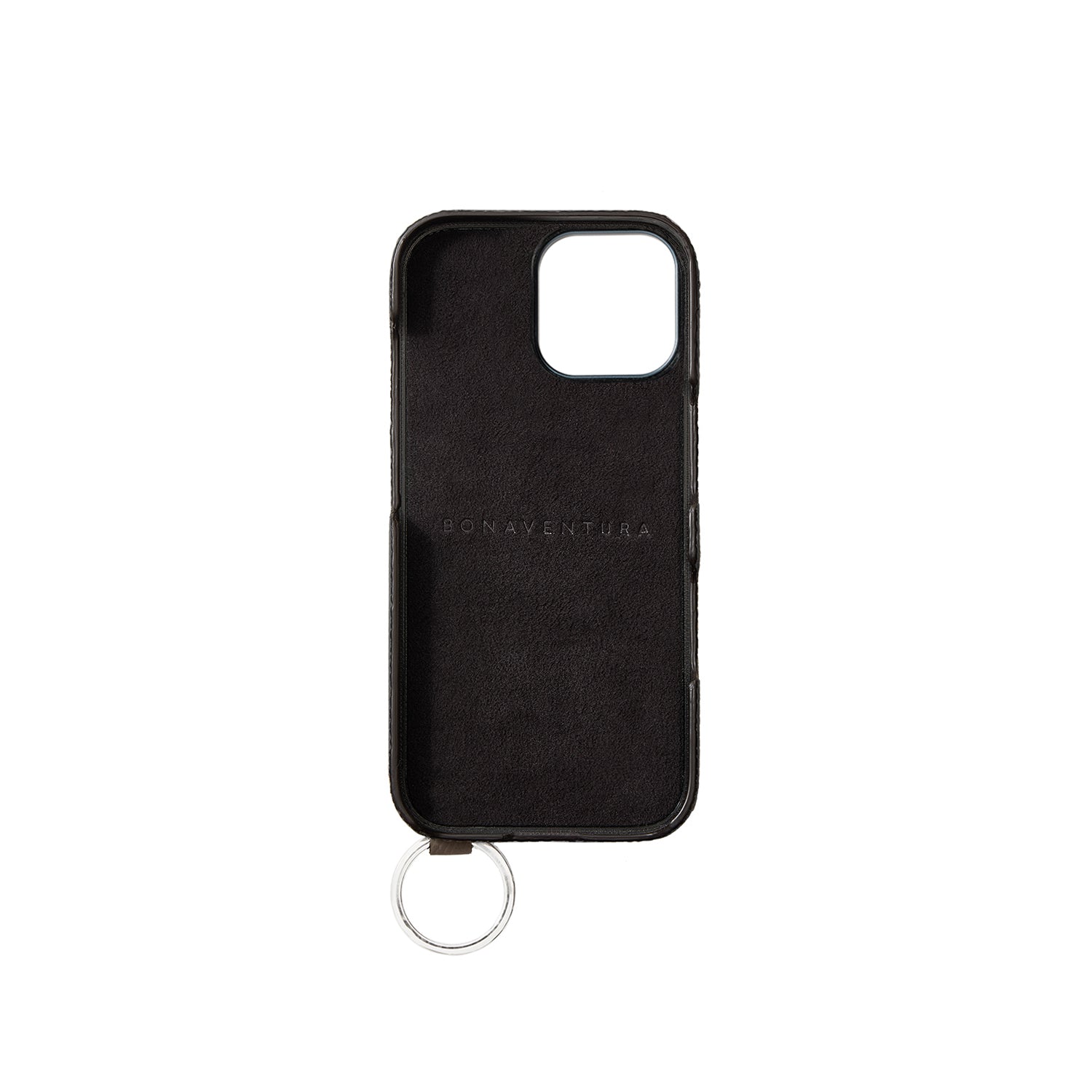Back Cover Case with Handle Shrink Leather (iPhone 16)