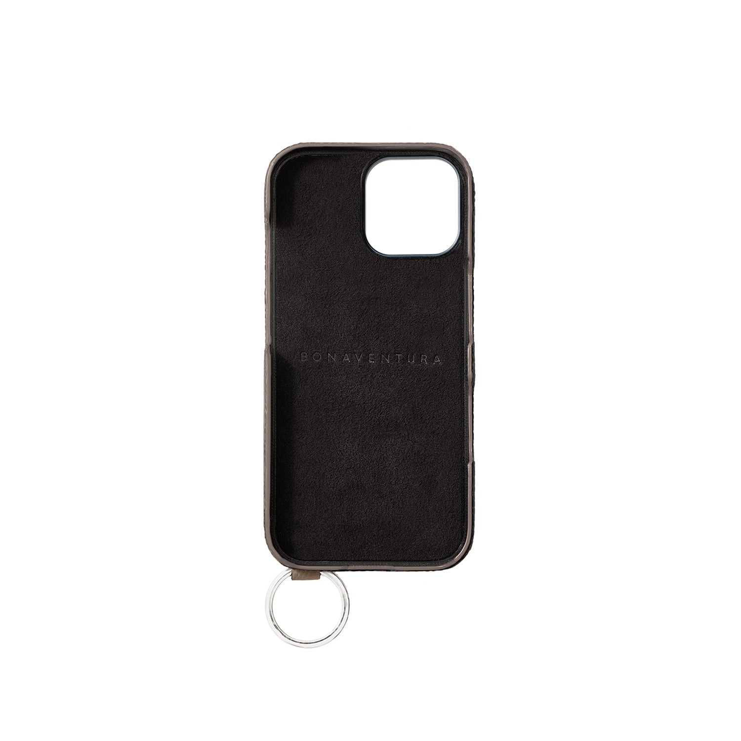 Back Cover Case with Handle Shrink Leather (iPhone 16)