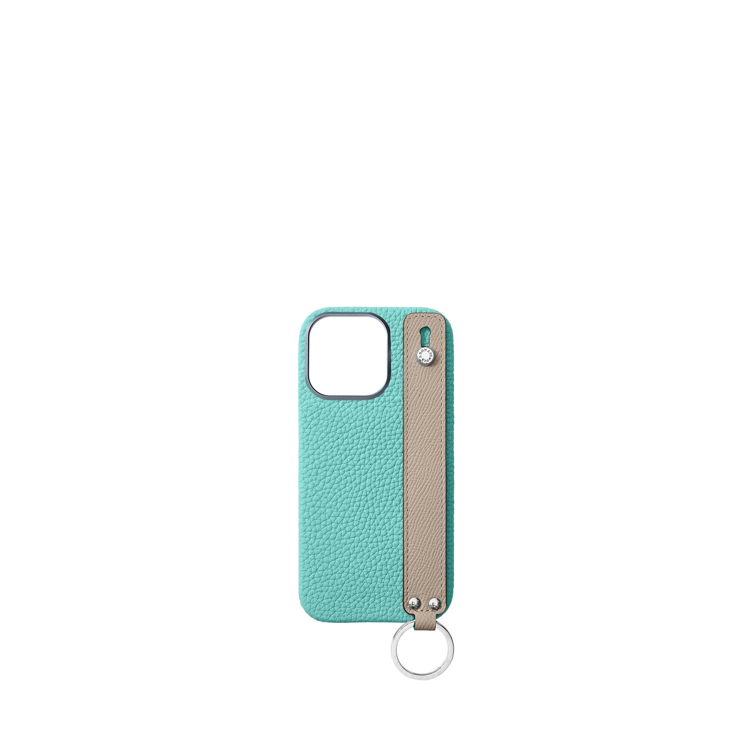 Back Cover Case with Handle Shrink Leather (iPhone 16 Pro)