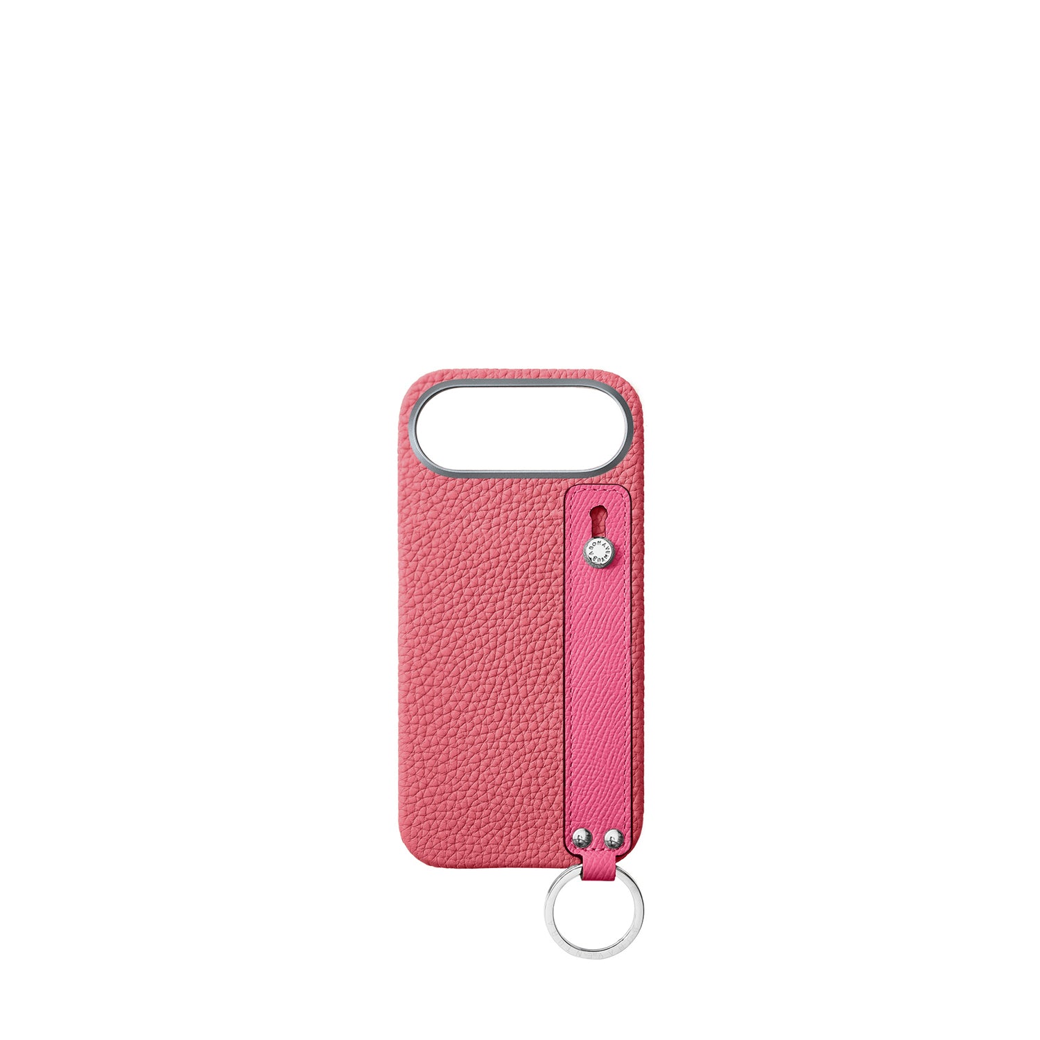 (iPhone 17 Air) ハンドル付き バックカバーケース シュリンクレザー
