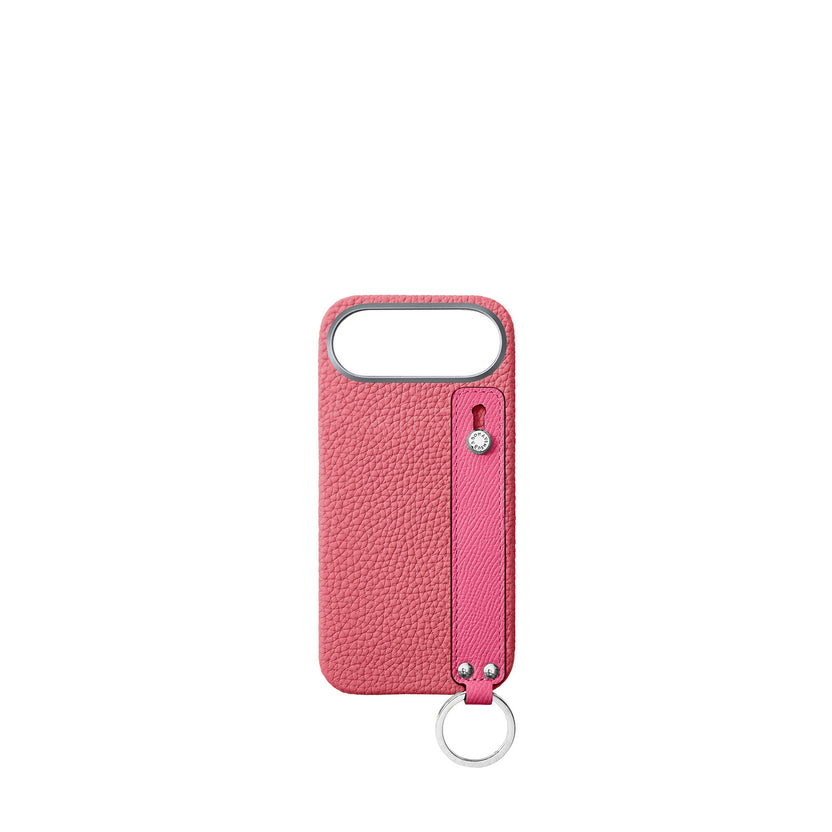 (iPhone Air) Handle Back Cover Case Shrink Leather