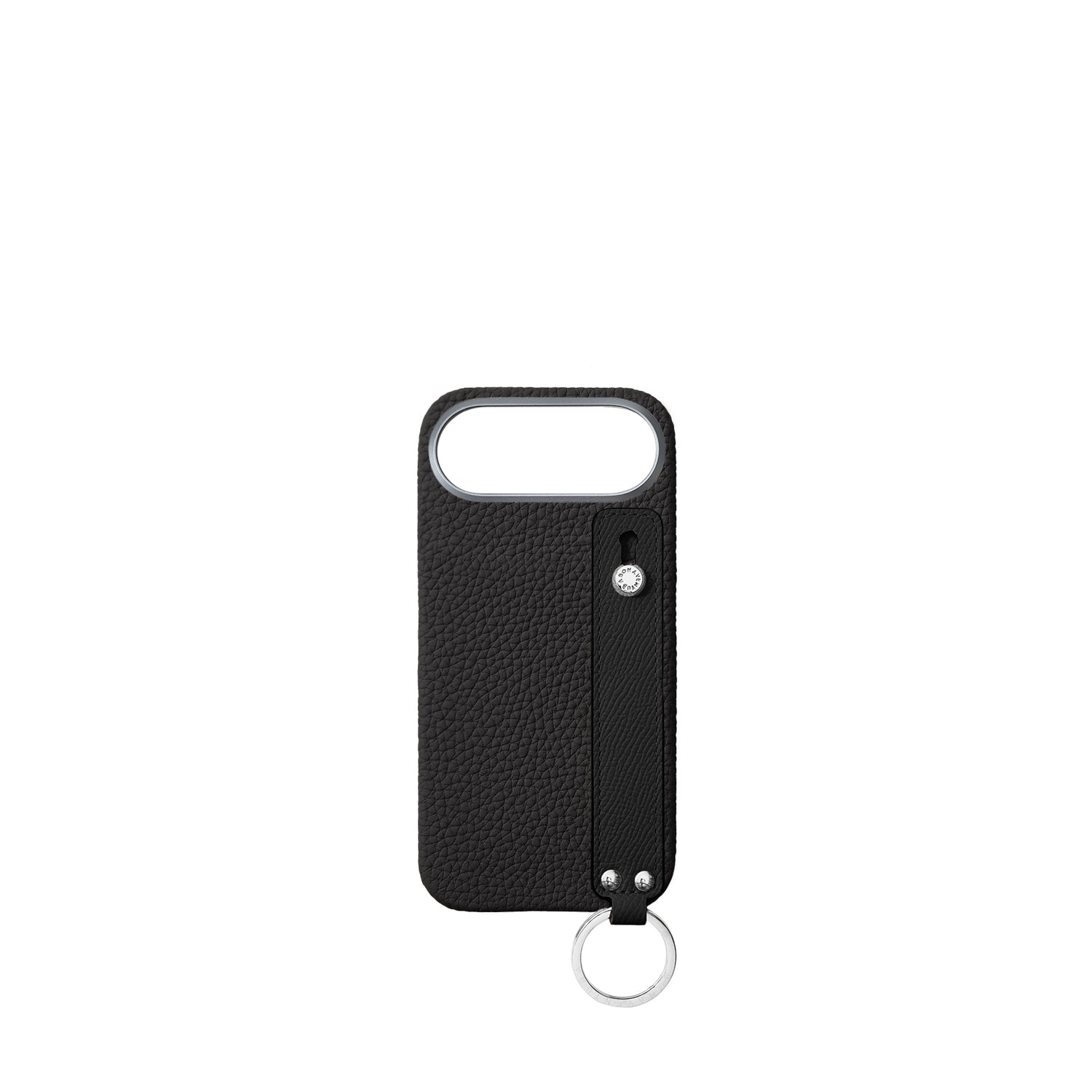 (iPhone 17 Air) ハンドル付き バックカバーケース シュリンクレザー