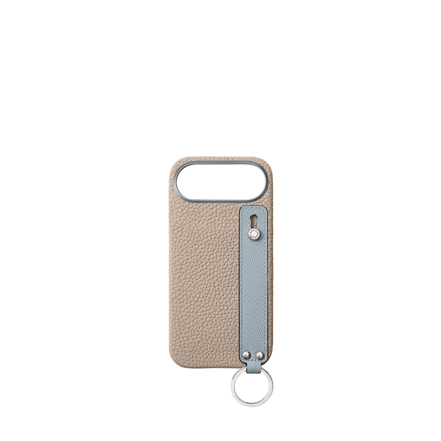 (iPhone Air) Handle Back Cover Case Shrink Leather