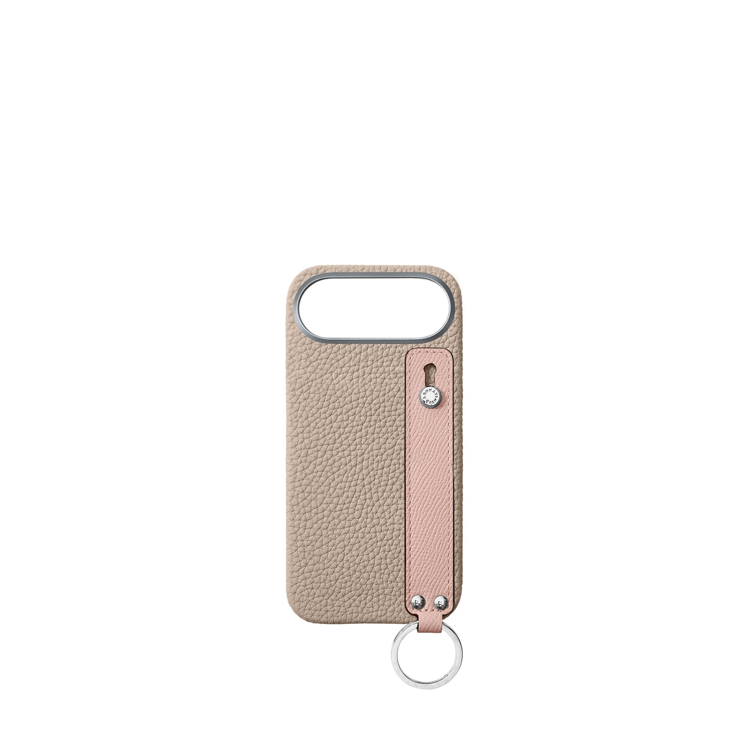(iPhone 17 Air) ハンドル付き バックカバーケース シュリンクレザー