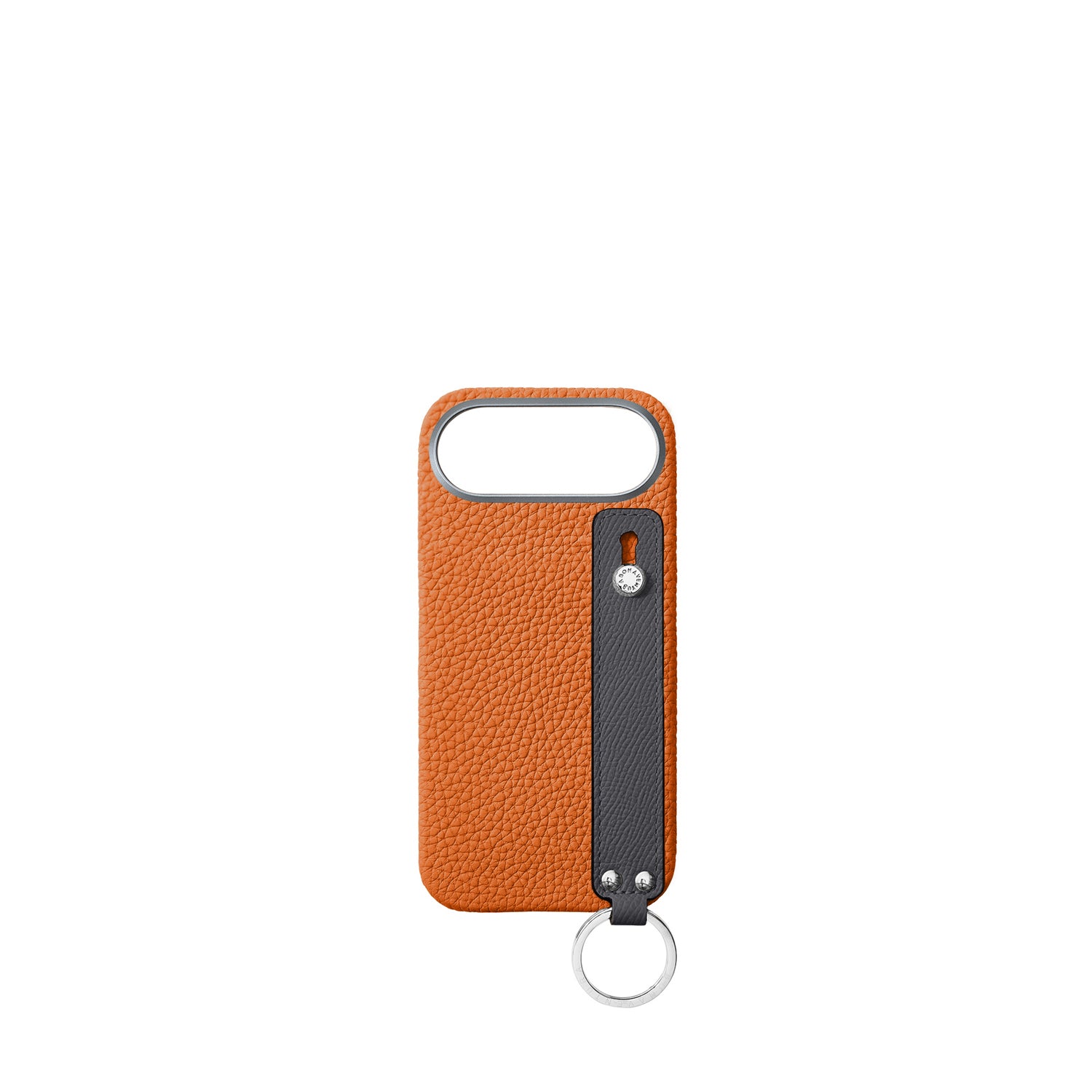 (iPhone Air) Handle Back Cover Case Shrink Leather