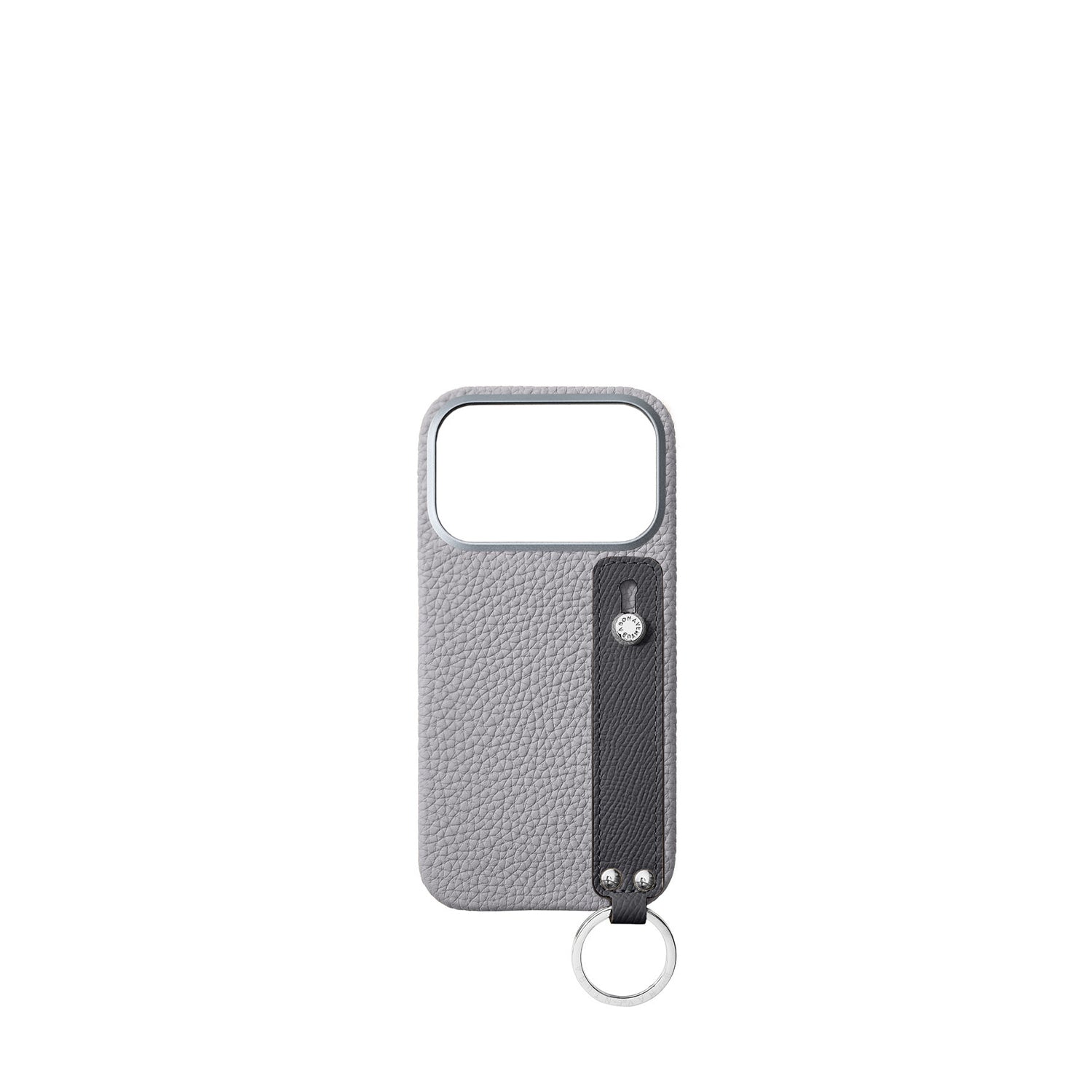 (iPhone 17 Pro) Handle Back Cover Case Shrink Leather