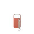 (iPhone 17 Pro) Handle Back Cover Case Shrink Leather