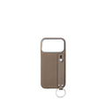 (iPhone 17 Pro Max) Handle Back Cover Case Shrink Leather