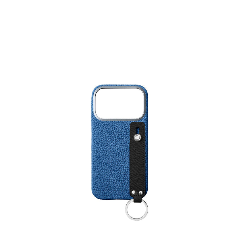 (iPhone 18 Pro) Back Cover Case with Handle Shrink Leather