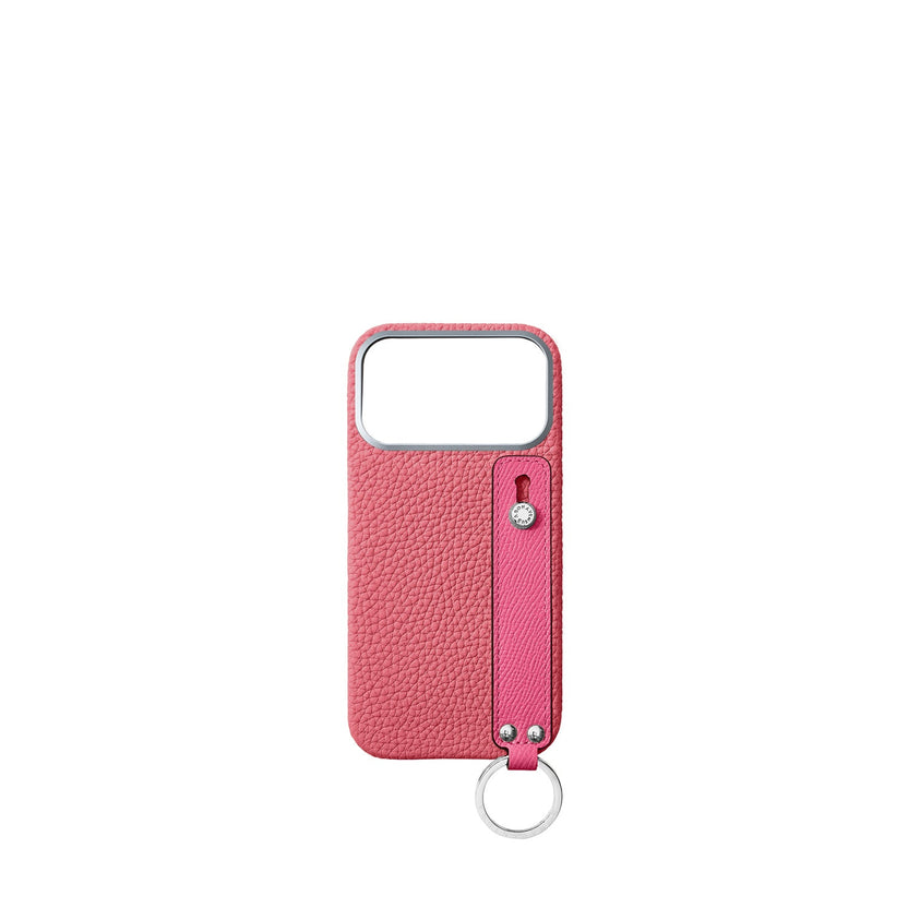 (iPhone 18 Pro Max) Back Cover Case with Handle Shrink Leather
