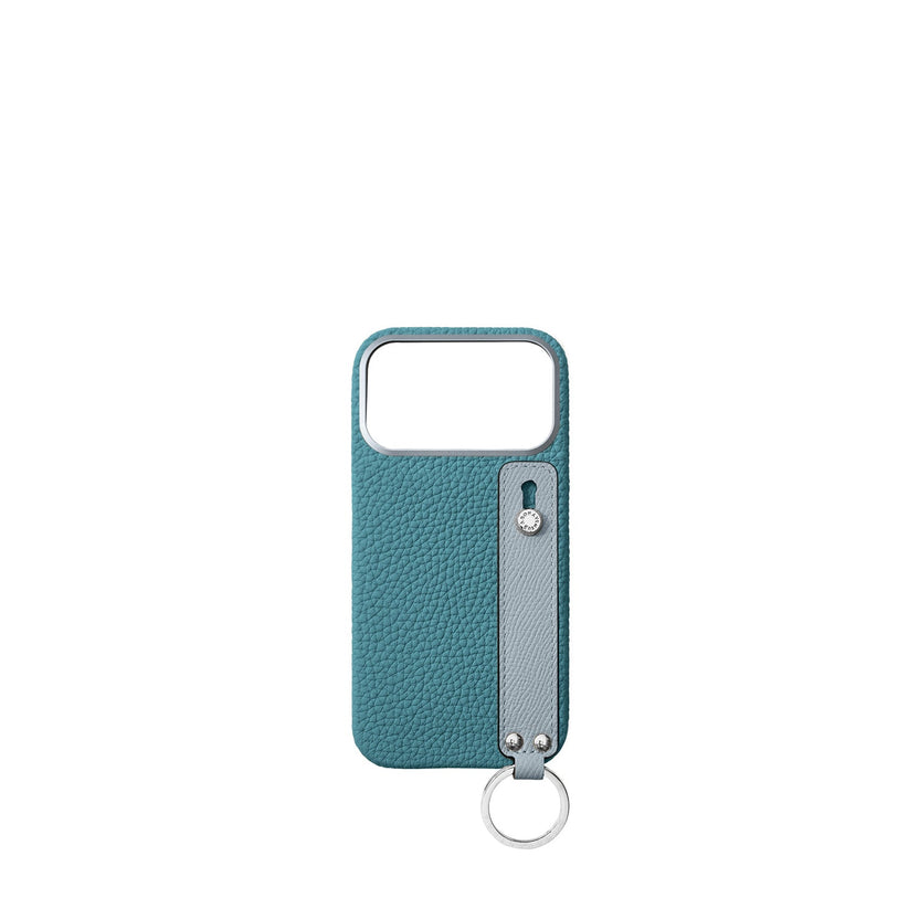 (iPhone 18 Pro Max) Back Cover Case with Handle Shrink Leather