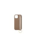 (iPhone 17) Handle Back Cover Case Shrink Leather (Gold)