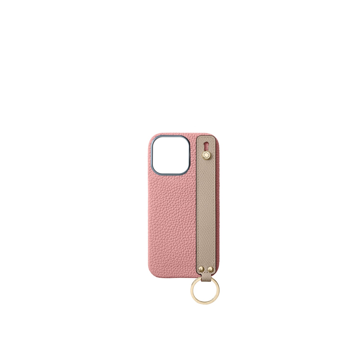Back Cover with Handle Shrink Leather Gold (iPhone 16 Pro)