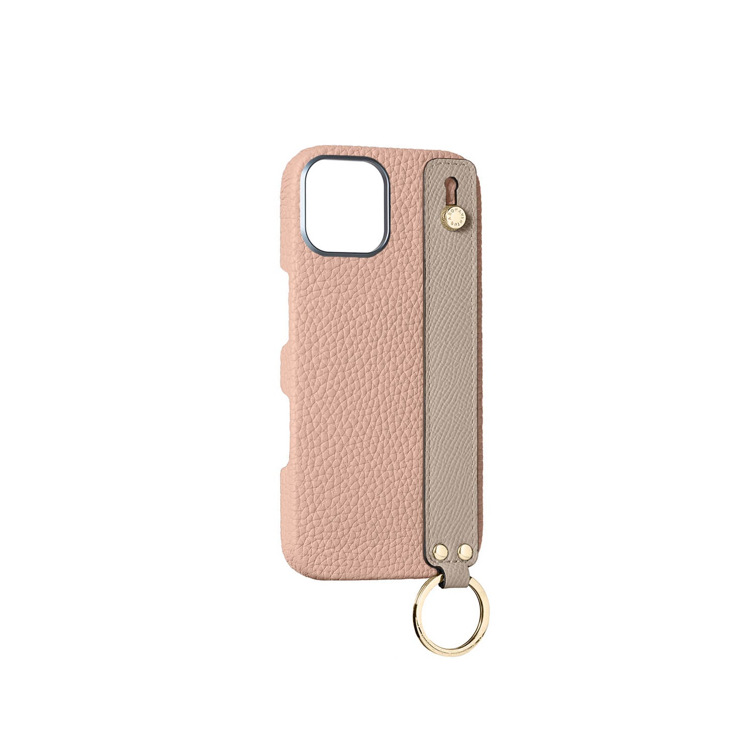 iPhone 17) ハンドル付き バックカバーケース シュリンクレザー