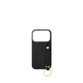 (iPhone 17 Pro) Handle Back Cover Case Shrink Leather (Gold)