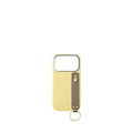 (iPhone 17 Pro) Handle Back Cover Case Shrink Leather (Gold)