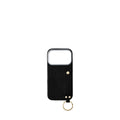 (iPhone 17 Pro) Handle Back Cover Case Shrink × Lizard Leather (Gold)