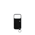 (iPhone 17 Pro Max) Lizard-Embossed Leather Back Cover Case with Handle