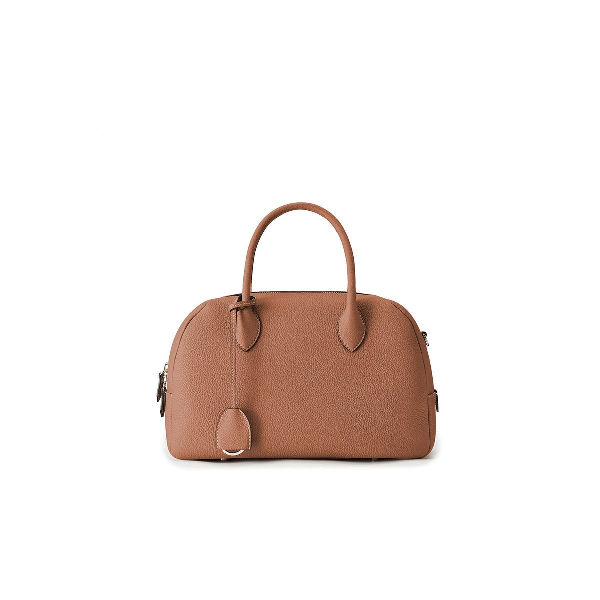 Ava Boston Bag Shrink Leather (Camel - Small)