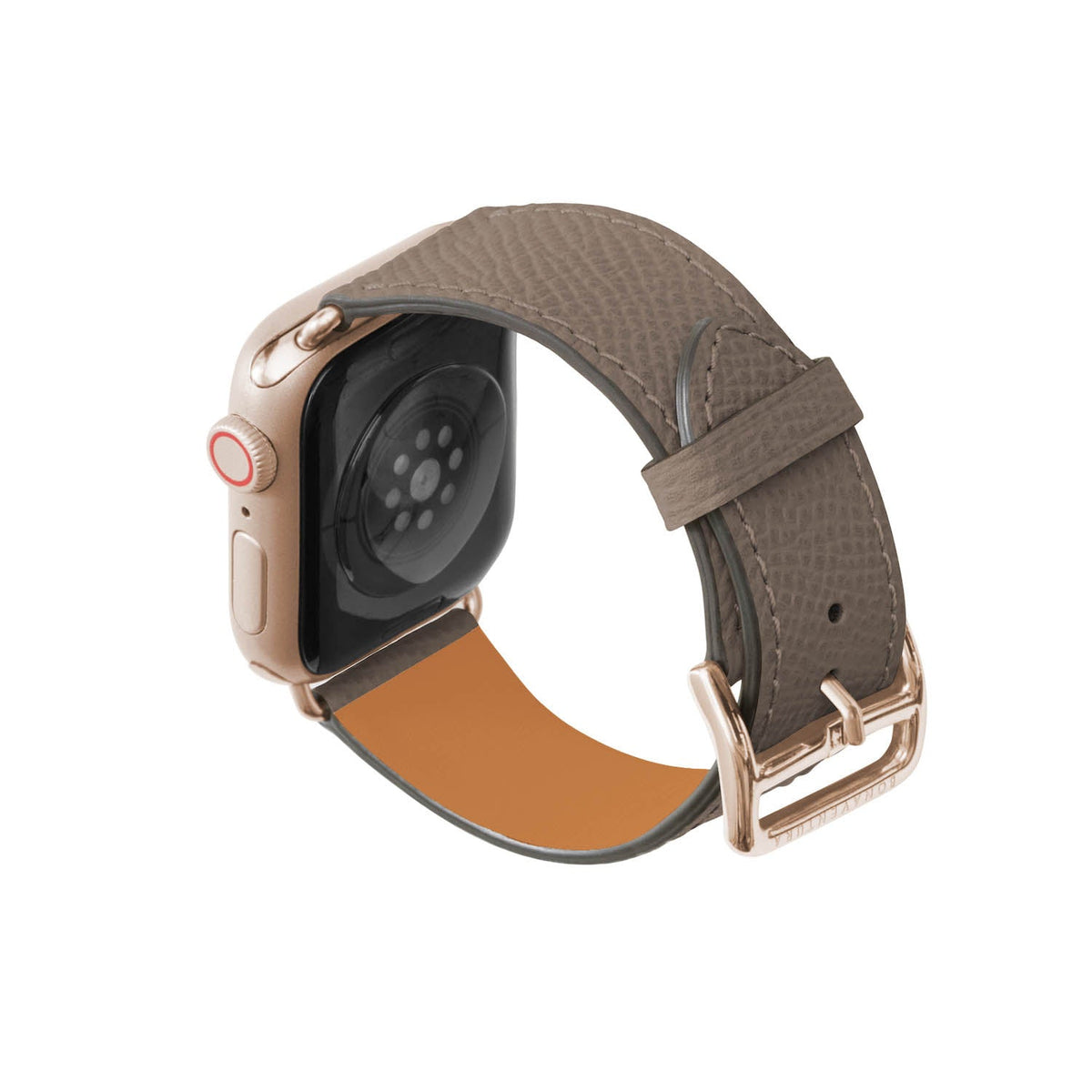 Apple Watch Band Nobile Leather (Gold Adapter - Etoupe - 38mm/40mm/41mm/42mm - S / M)