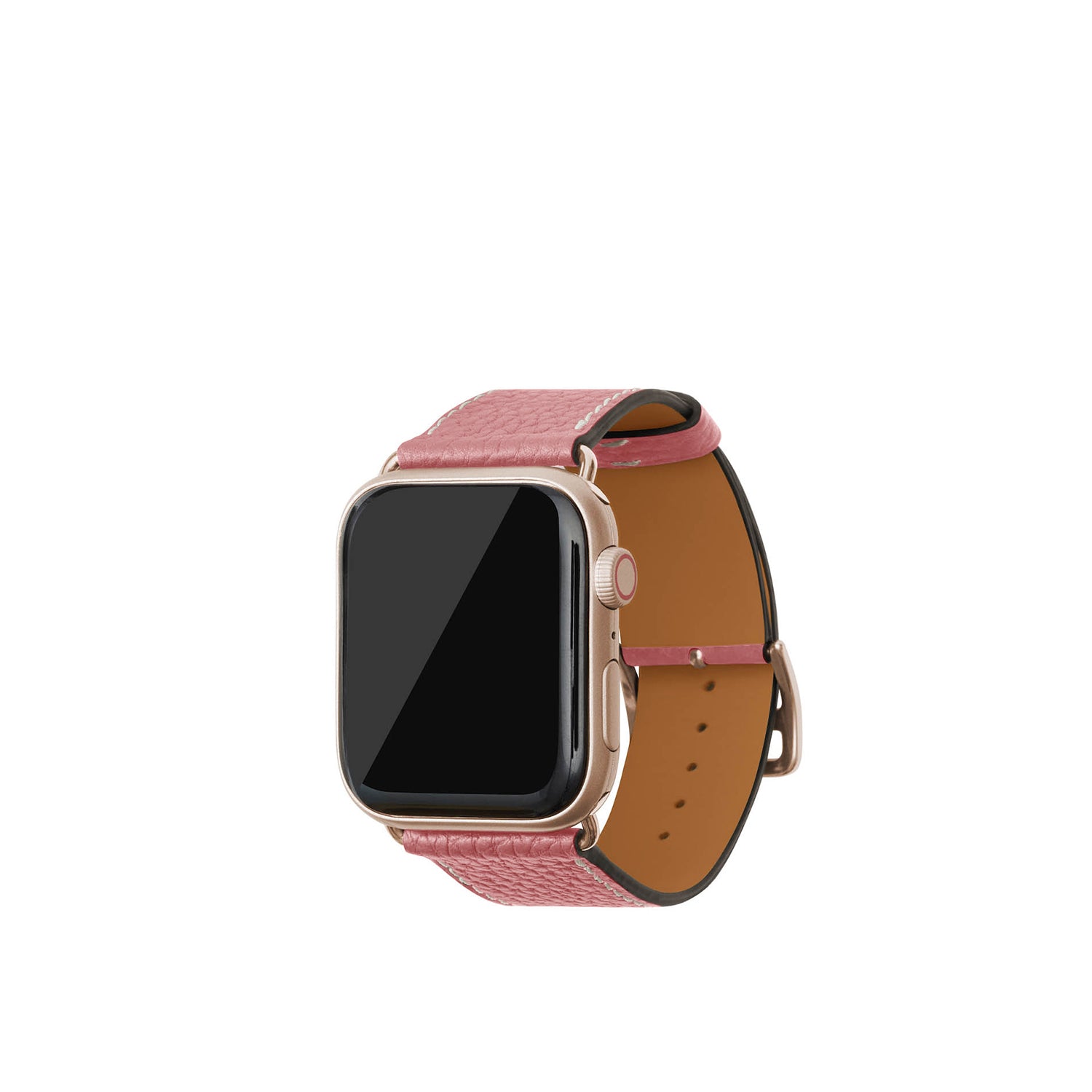 Nobile Leather Apple Watch Band M/l 42/44/45/49mm (Gold Adapter)