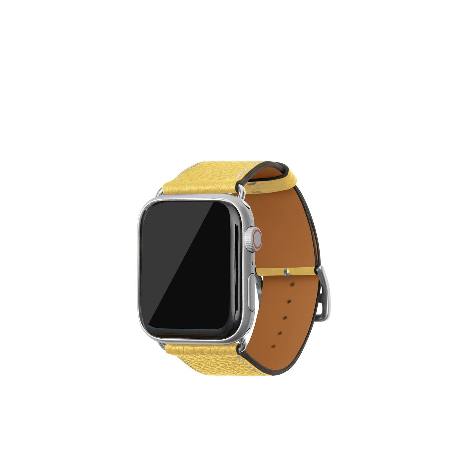 Nobile Leather Apple Watch Band M/l 42/44/45/49mm (Silver Adapter)