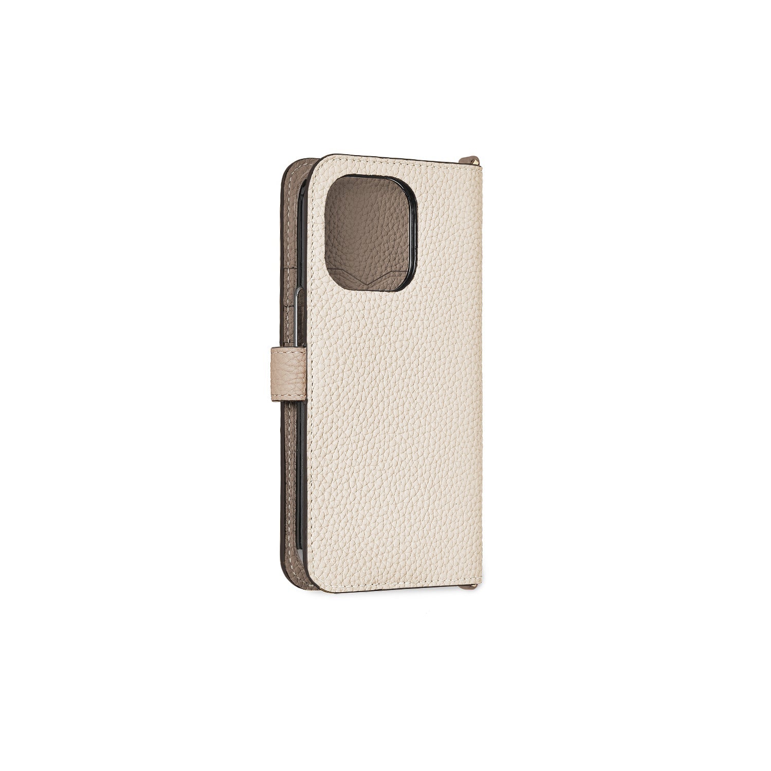 (iPhone 13 Pro) เคส Belted Diary Shrink Leather