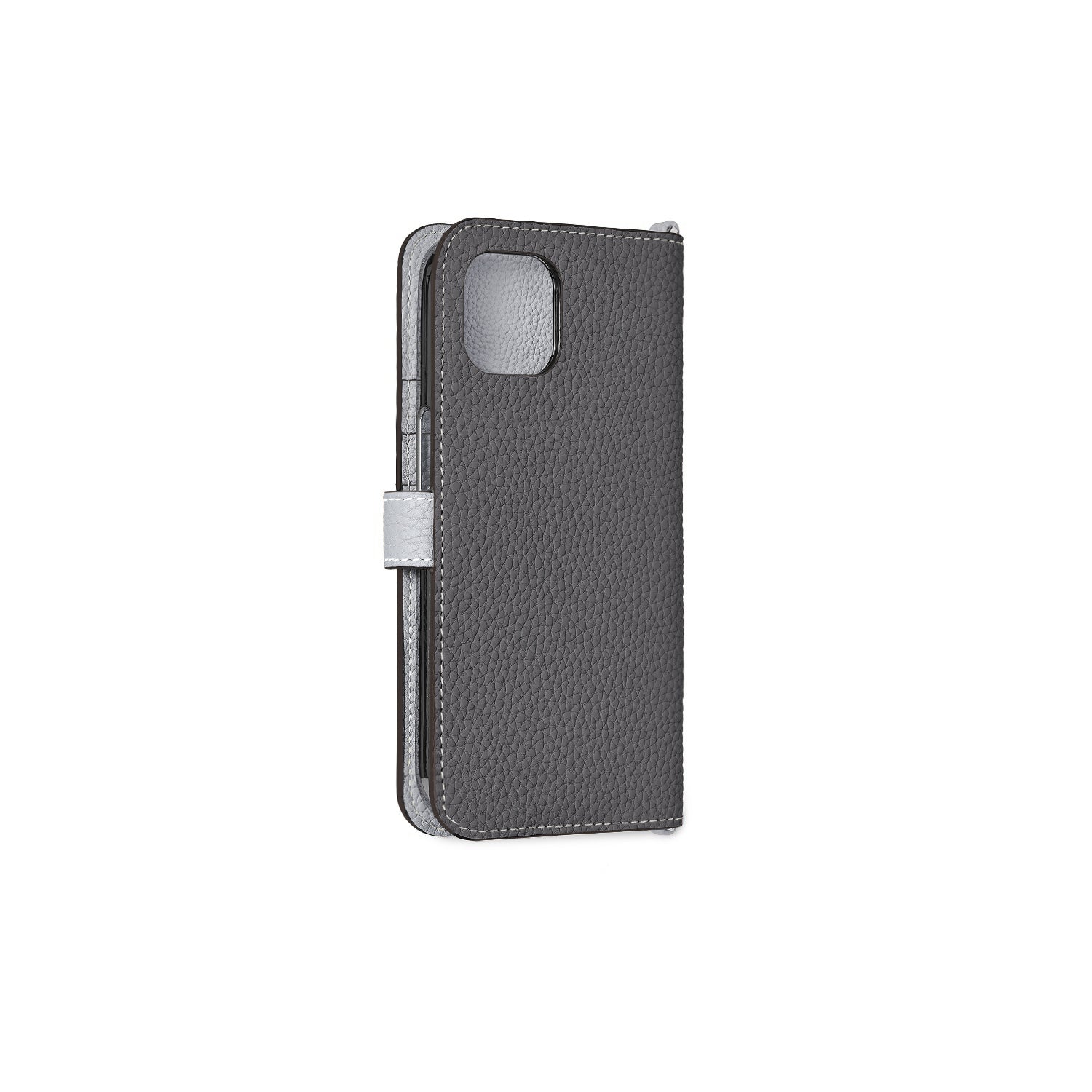 (iPhone 14) Belted Diary Case Shrink Leather