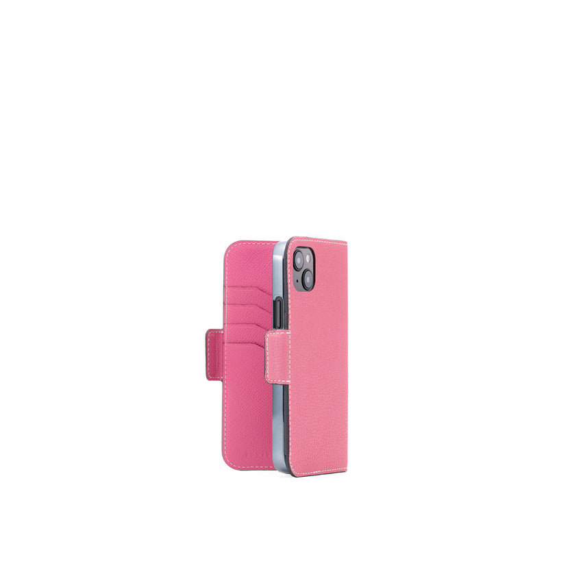 【オンライン限定】 (iPhone 14 Plus) スタンドダイアリーケース シュリンクレザー