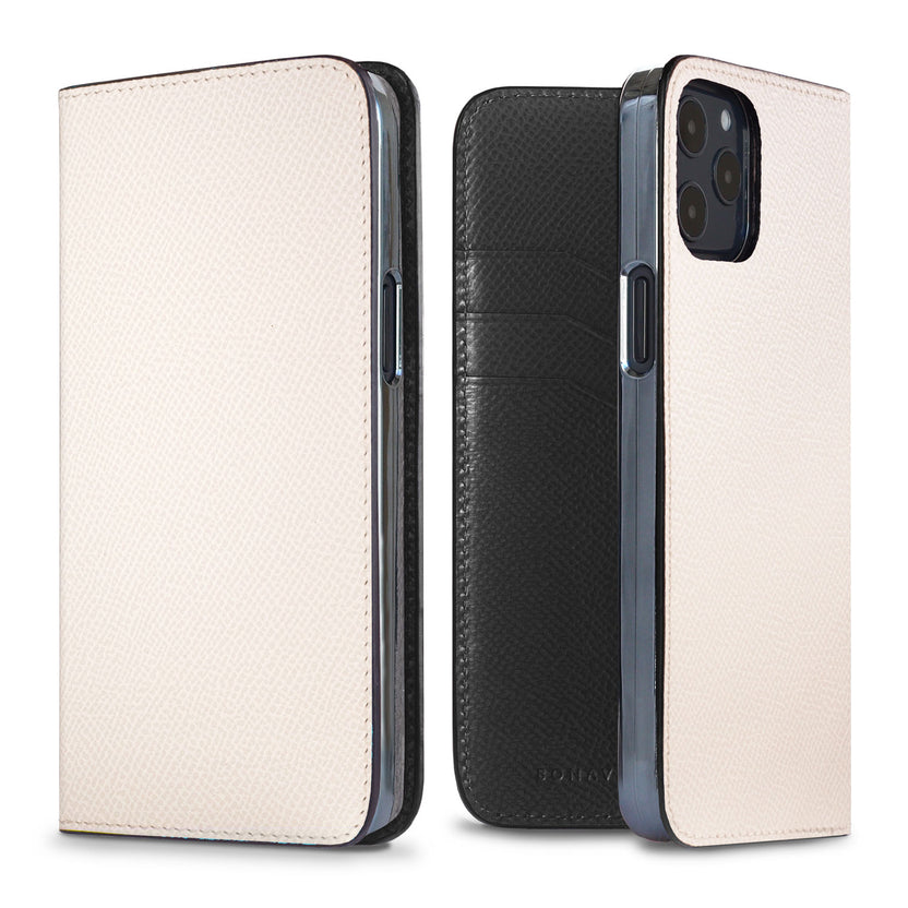 (iPhone 12 / 12 Pro) Diary Case Nobile Leather