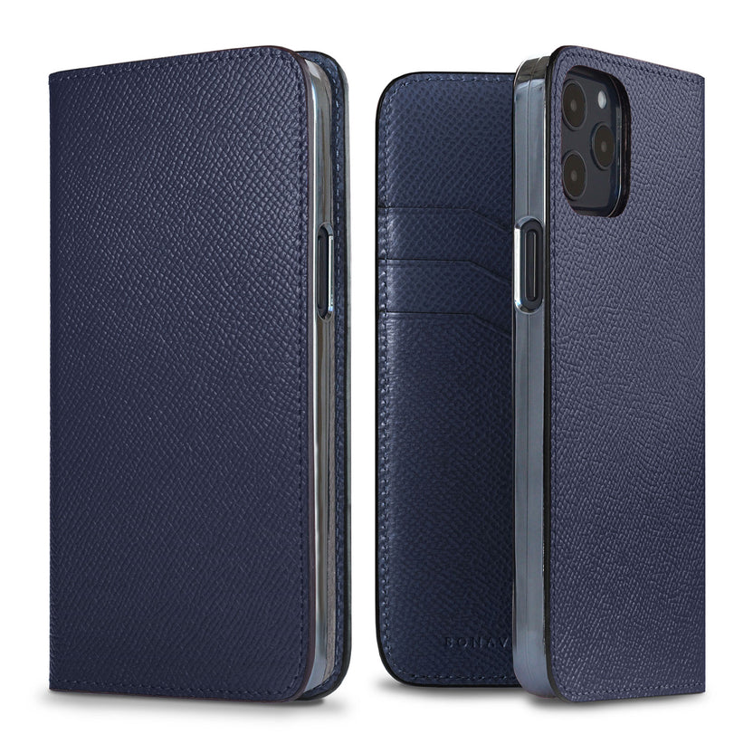 (iPhone 12 / 12 Pro) Diary Case Nobile Leather