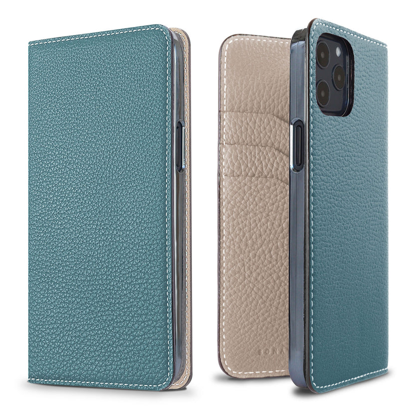 Diary Case Shrink Leather (iPhone 12 / 12 Pro)