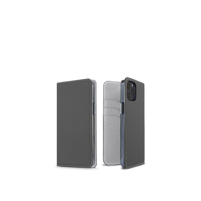 Diary Case Shrink Leather (iPhone 12 / 12 Pro)